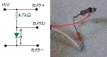 パナソニックのリチウム電池の代用回路図