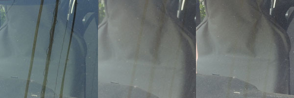ダイソーの偏光サングラスの効果検証写真