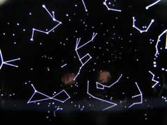 Scince tech galaxy star finder ナイトスカイドームの星の投影原版写真