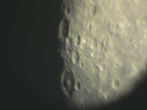 コリメート式で撮った月面写真