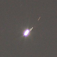 COSINA 100-300MM F5.6-6.7 MC MACROの300mm端で露出１５秒間で撮った木星の写真