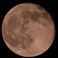 ビクセンＦＬ－９０Ｓの直焦点で撮った月の写真